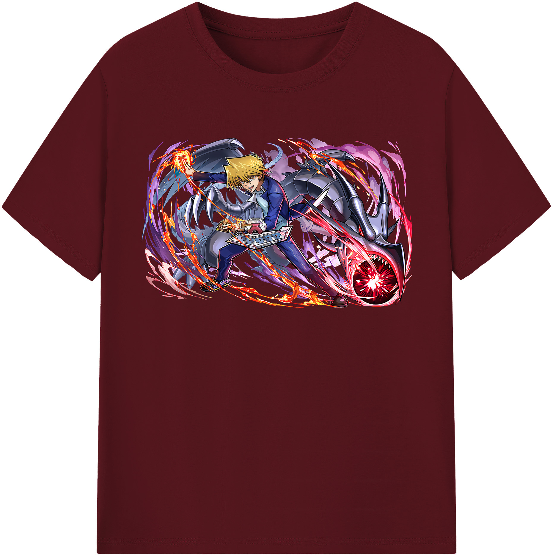 （画像用） 遊☆戯☆王 Yu-Gi-Oh! 綿100％半袖Tシャツ（フロントプリント）